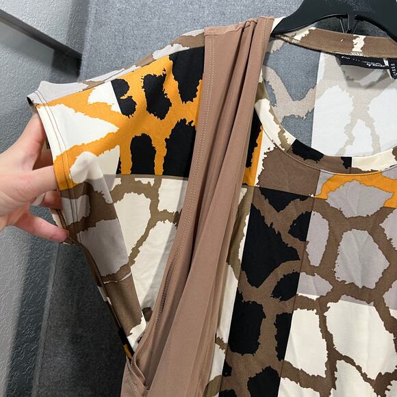 Attitudes by Renee Petite Global Illusion 3 Piece Set Cocoa Giraffe, MP - Picture 9 of 13